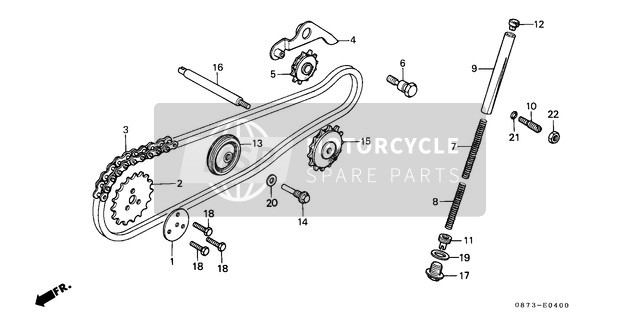 Honda C90Z 1982 Cam Chain/Tensioner for a 1982 Honda C90Z